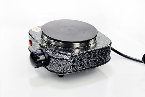 Single Hot Plate Portable Electric Stove for Coffee Makers 500W Gray