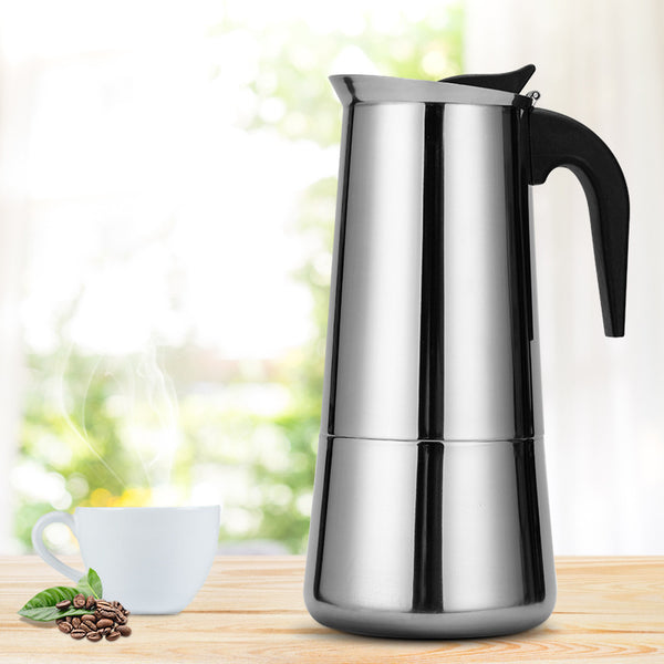 Stovetop Moka Pot Coffee Maker Stainless-steel 600ML