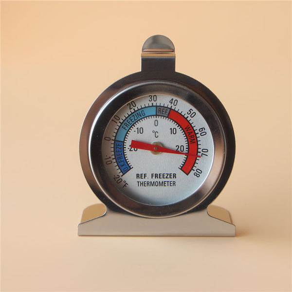 Refrigerator Freezer Thermometer – Stainless Steel