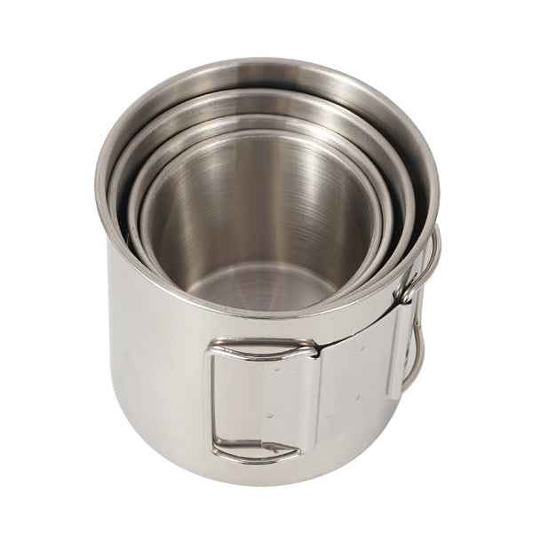 Stainless Stell Outdoor Campling Cup Set 4PCS