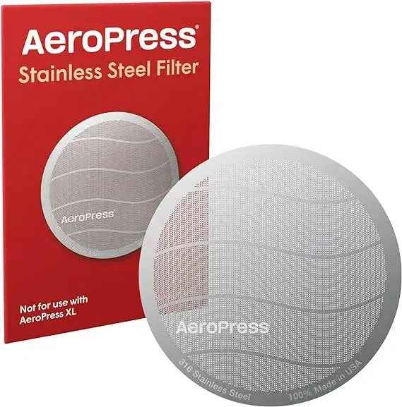 AeroPress 81MCS Stainless Steel Reusable Filter – White Donkey