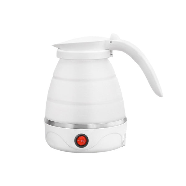600ml Foldable Silicone Hot Water Kettle White