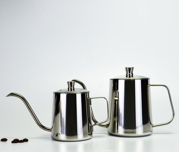 600ml Stainless Steel Gooseneck Coffee Kettle with Lid