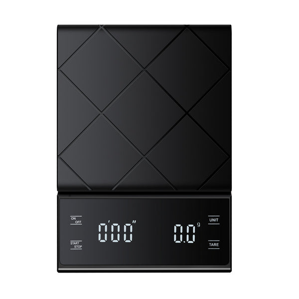 Barista Coffee Scale Digital Kitchen Scale with Timer 5KG/0.1G Black