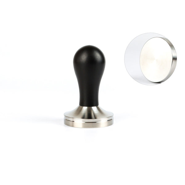 51MM Coffee Tamper Flat Base with Black Rosewood Wooden Handle