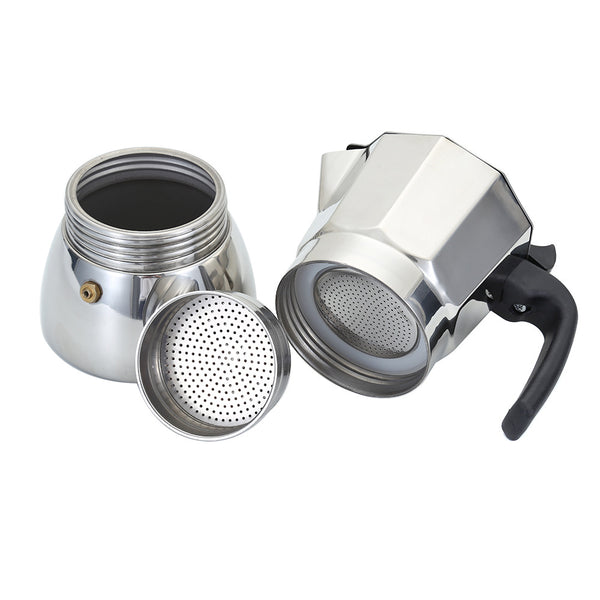 Octagonal Stainless Steel Moka Pot 150ML