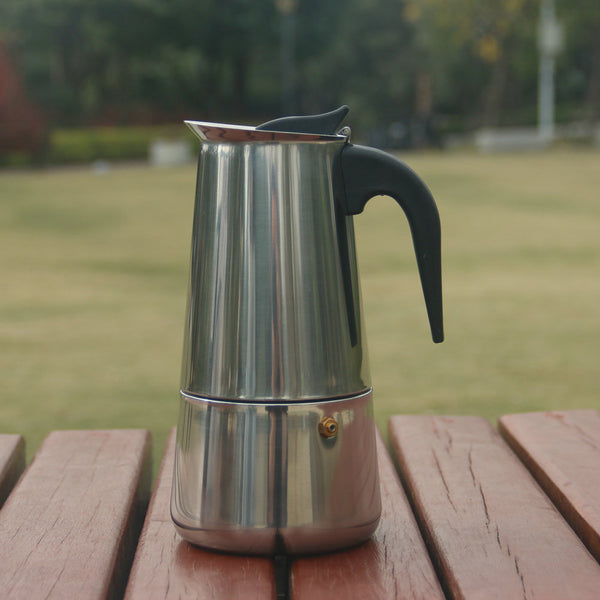 Stovetop Moka Pot Coffee Maker Stainless-steel 450ML