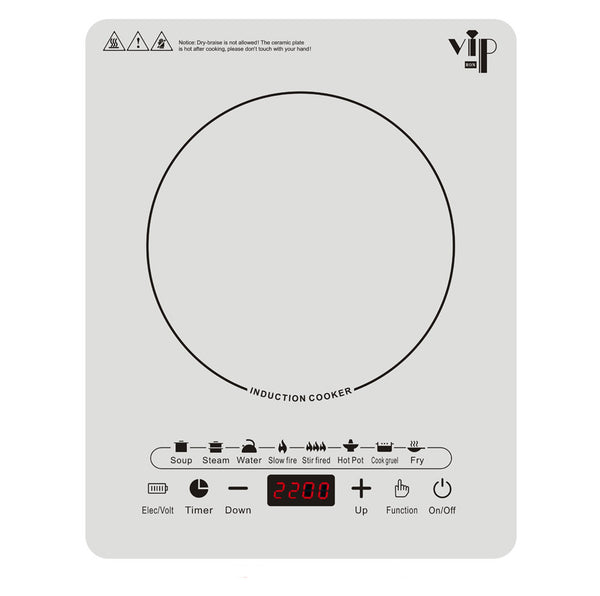 2200W Induction Cooktop White