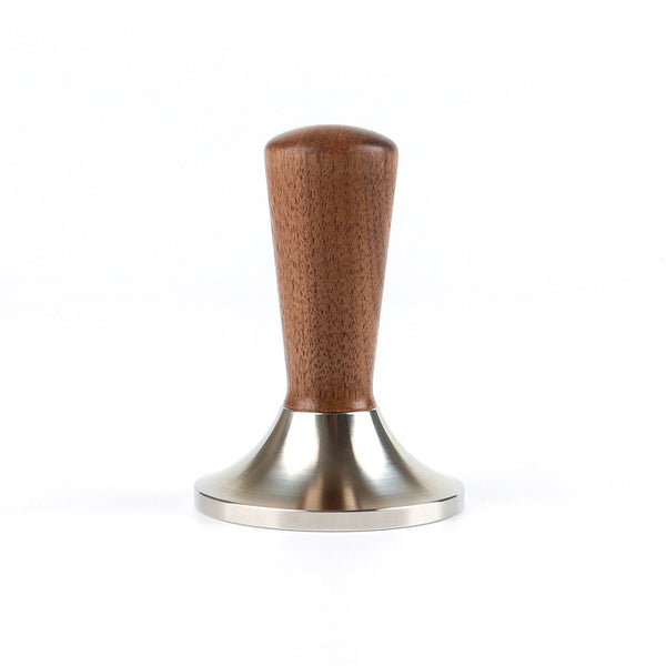 58MM Coffee Tamper Ripple Base with Walnut Wooden Handle