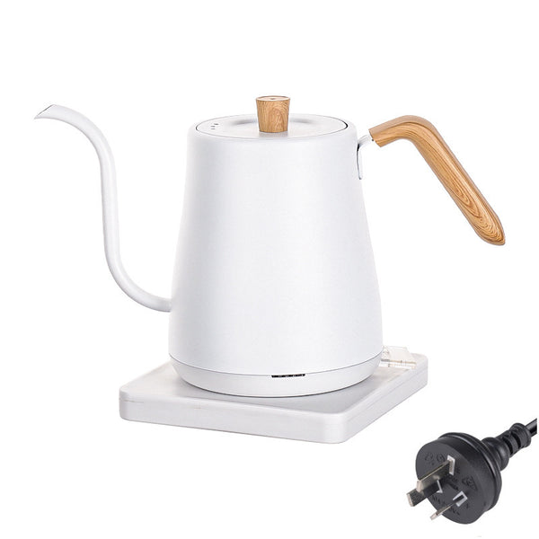 Electric Gooseneck Kettle for Pour-over Coffee White 800ML 1000W