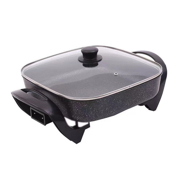 Square Electric Frying Pan 5L Black