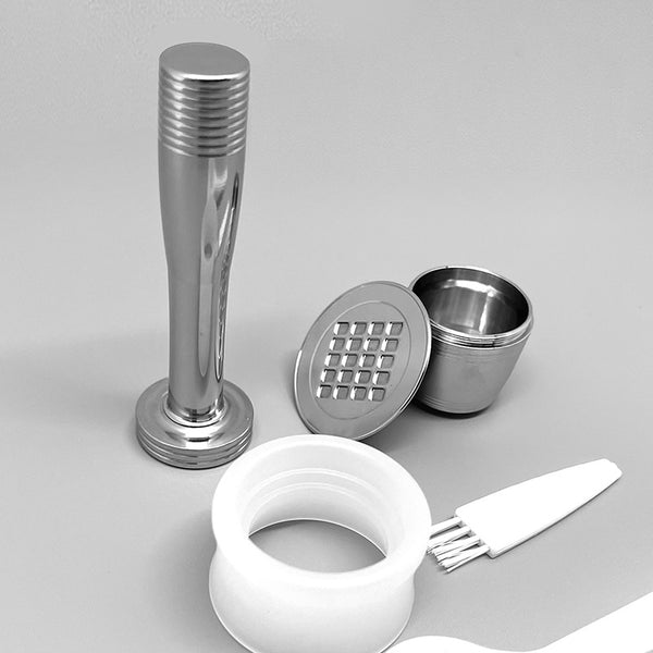 Reusable Nespresso Capsule Refillable Square Holes Capsule Bundle