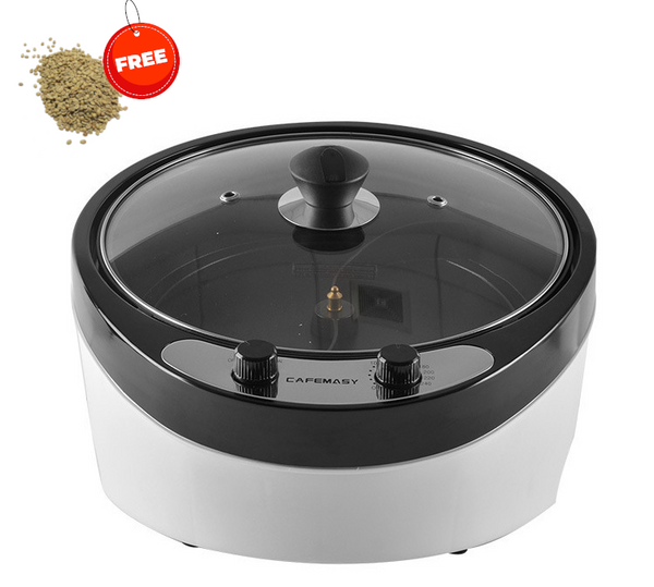 Electric Coffee Roaster 45-Degree Slope with Free Bean